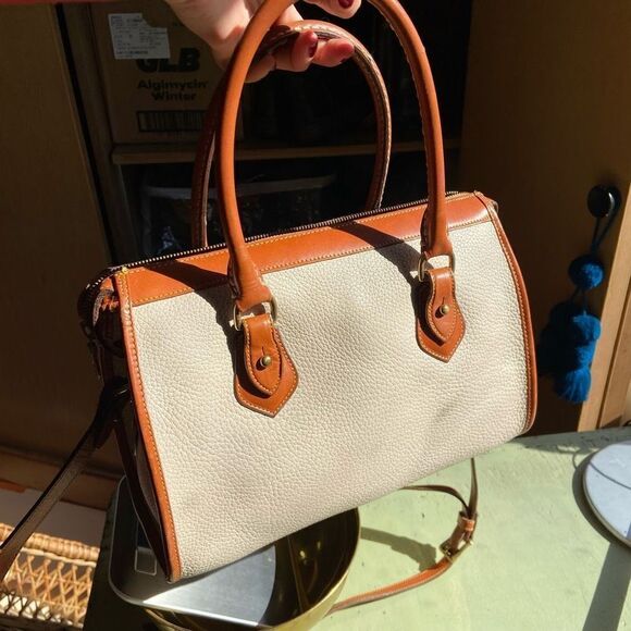 Authentic 90s Dooney & Bourke Custom Restored Convertable Shoulder Satchel - Picture 4 of 14